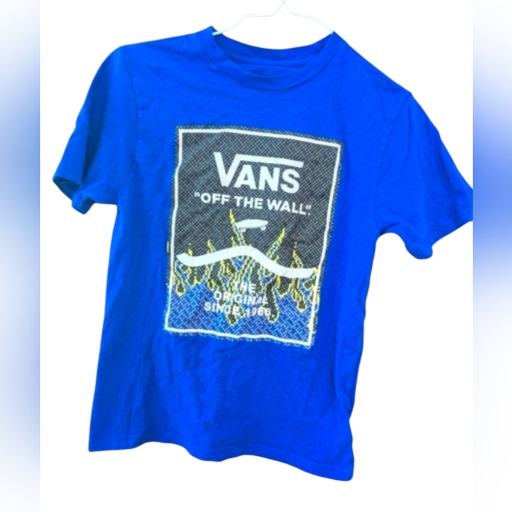 🌞4/20$ Vans Blue Short Sleeve Graphic Tee